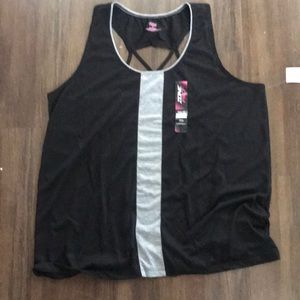 Zone Pro Tank-Top Blank with Grey Stripe - Size 3X